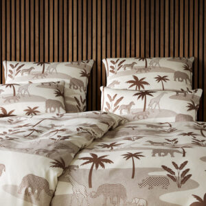 Satin-Bettwäsche 24546-Jungle Graphic (elegante) - Betten Raymond Hildesheim